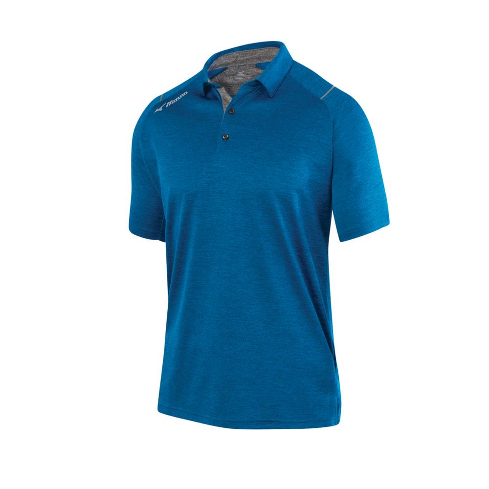 Mizuno Comp - Erkek Polo Tişört - Kraliyet Mavisi Türkiye (QBOWED-916)